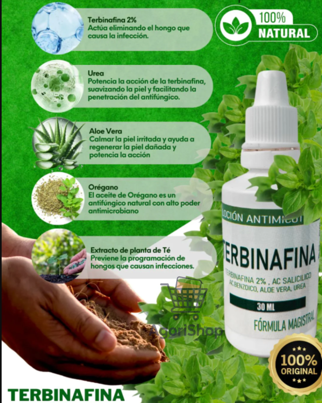 Antihongos Total – Gotas Terbinafina 8%